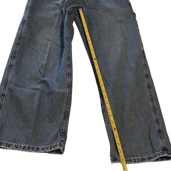 Nautica Blue Denim Loose Fit Carpenter Vintage Jeans Men's Size 34/30 - Picture 11 of 13